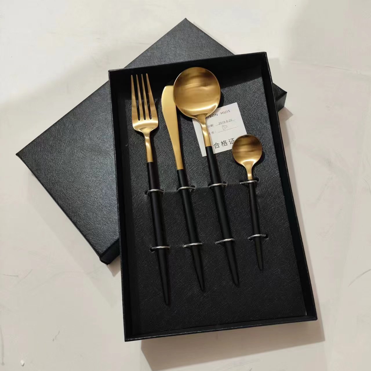 高档刀叉4件套礼盒装