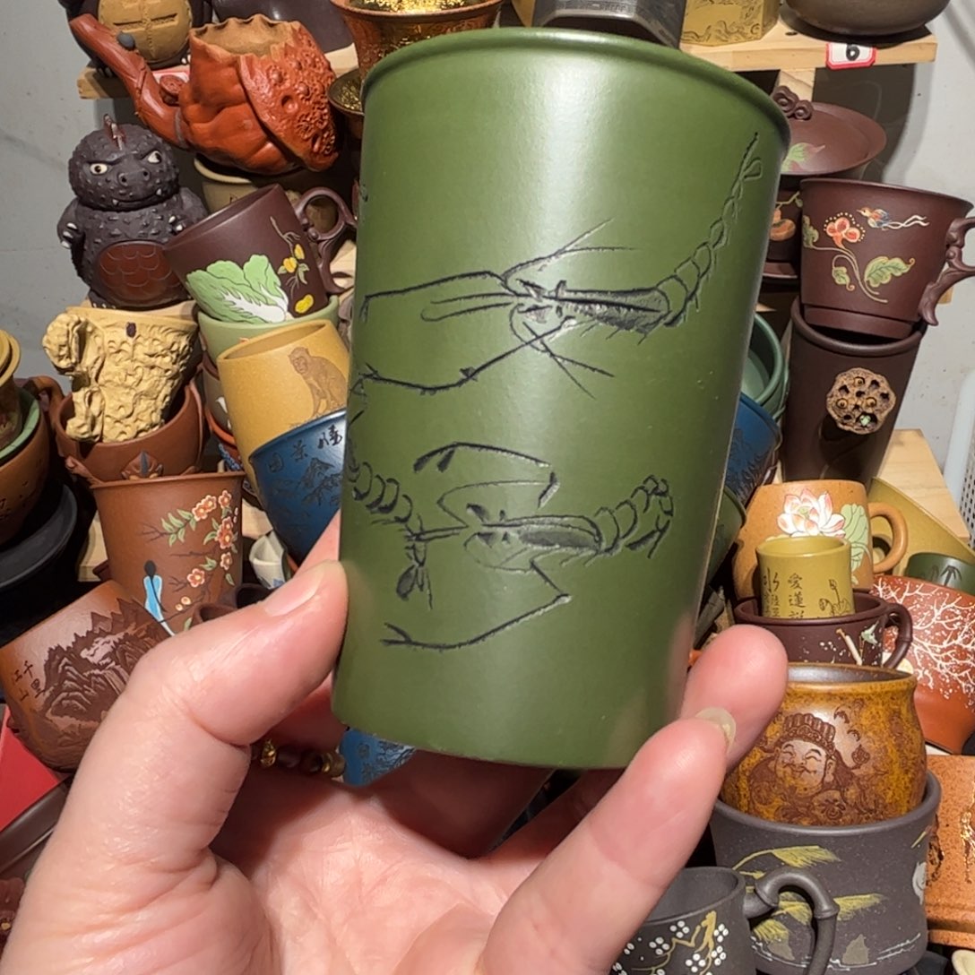 紫砂茶杯宜兴紫砂主人杯