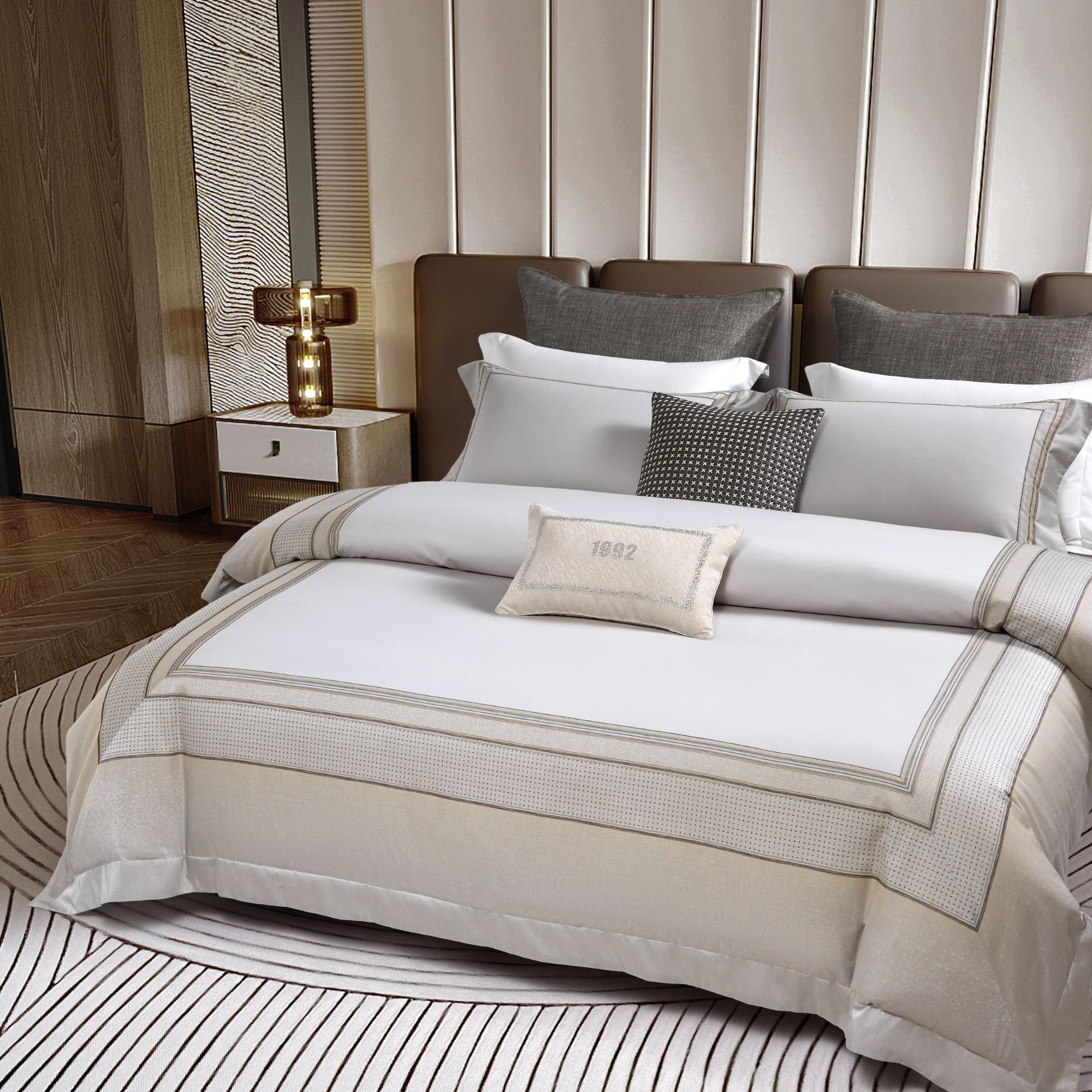 【幻境】明超色织提花轻奢全棉色织提花四件套