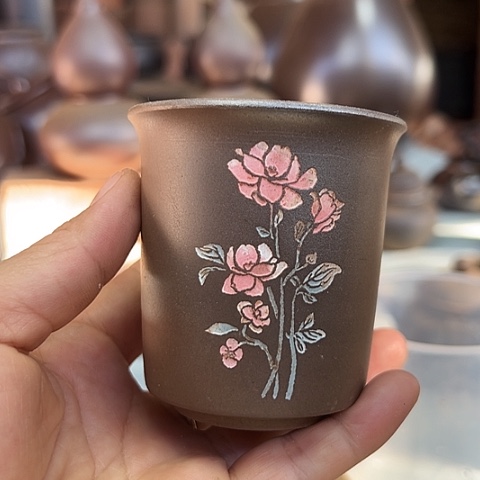 戬谷龙窑柴烧茶杯47