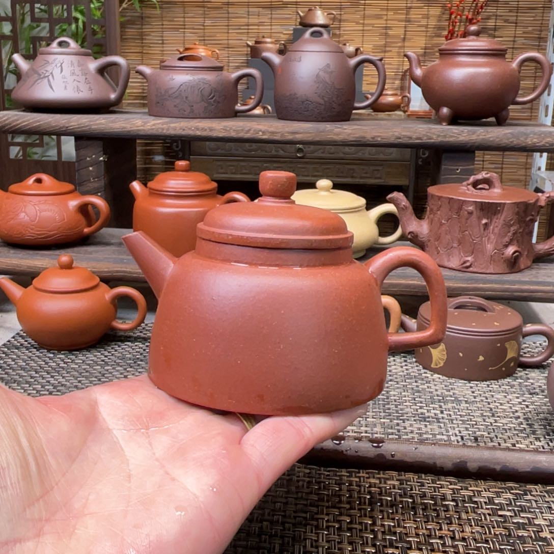 紫砂茶壶宜兴原矿紫砂手工制150全