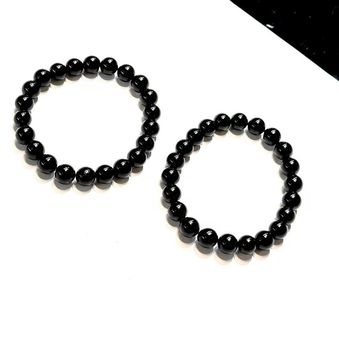 【WR】血翳珀手串-约8mm（多样性发其一）