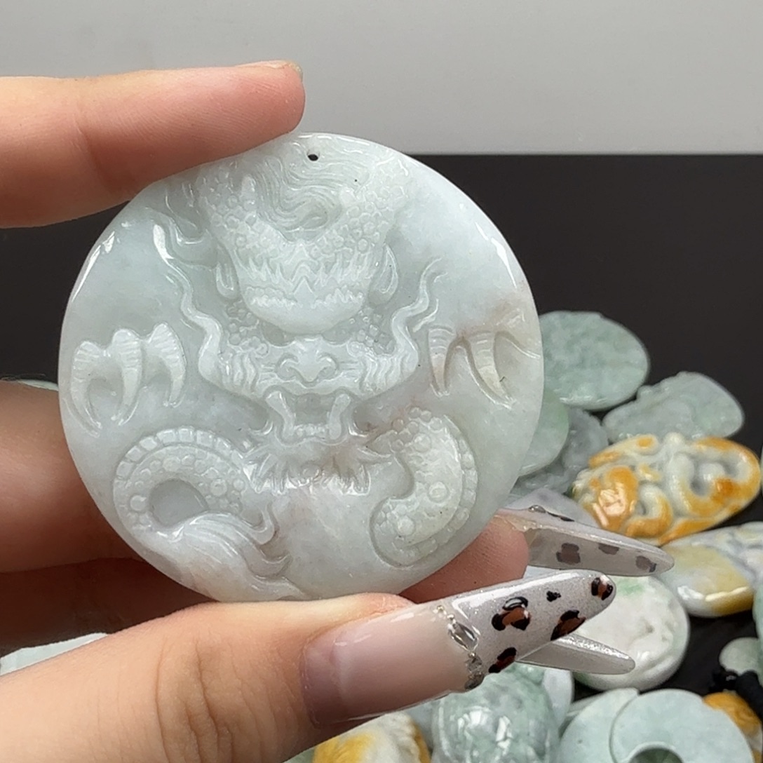 翡翠未镶嵌耳饰翡翠