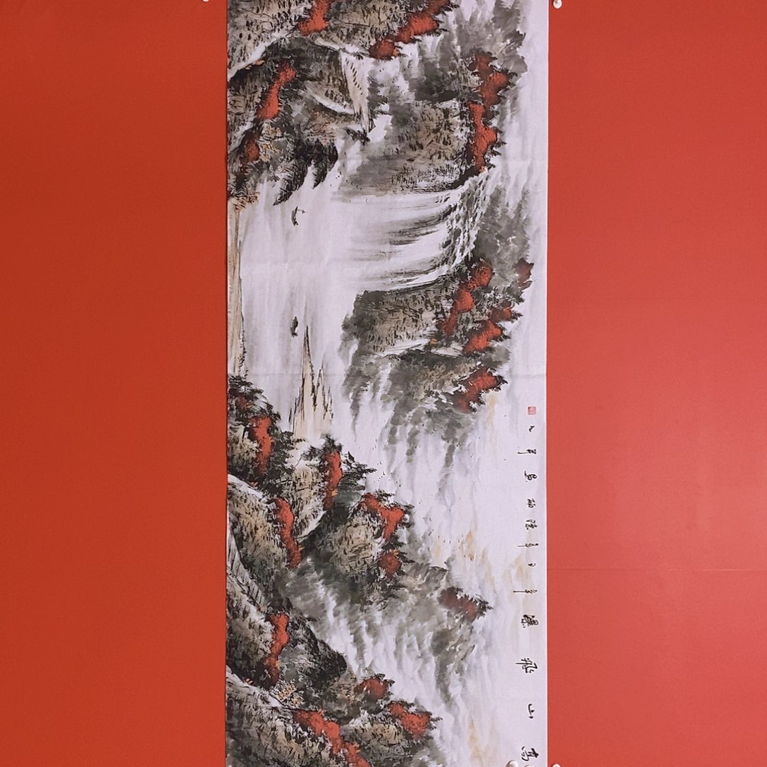 国画山水花鸟国画作品