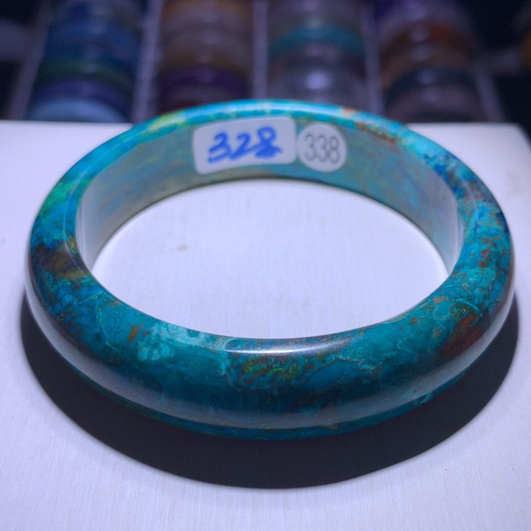 水晶银S925镶嵌手镯凤凰松61圈