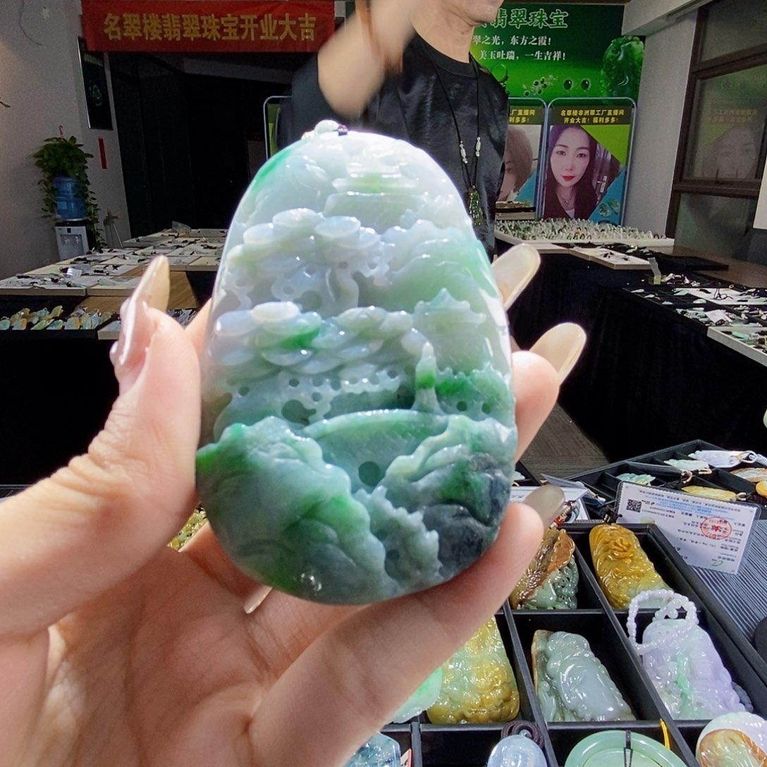 颈饰未镶嵌翡翠翡翠