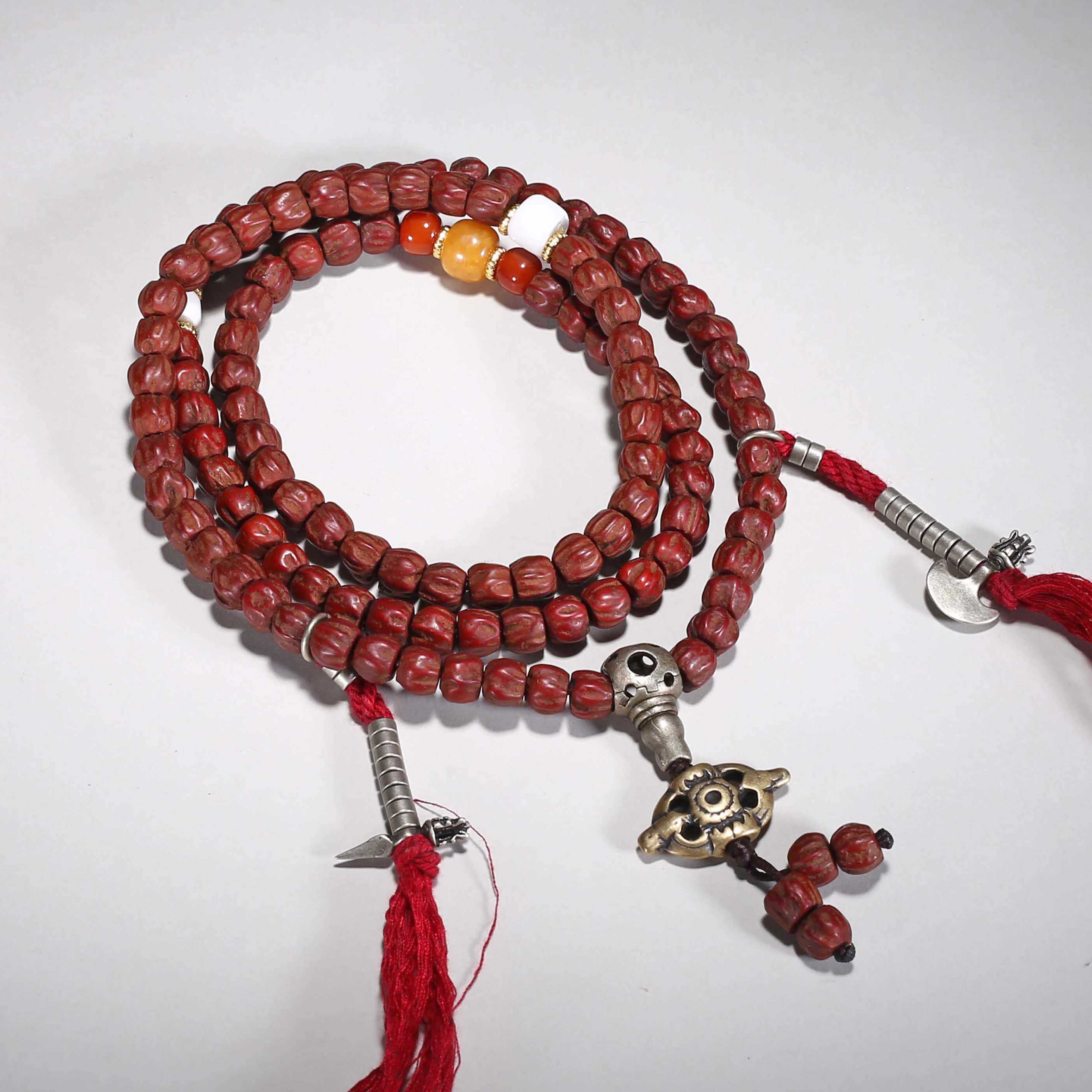 【济文阁】JMG20910401民国 百香籽念珠