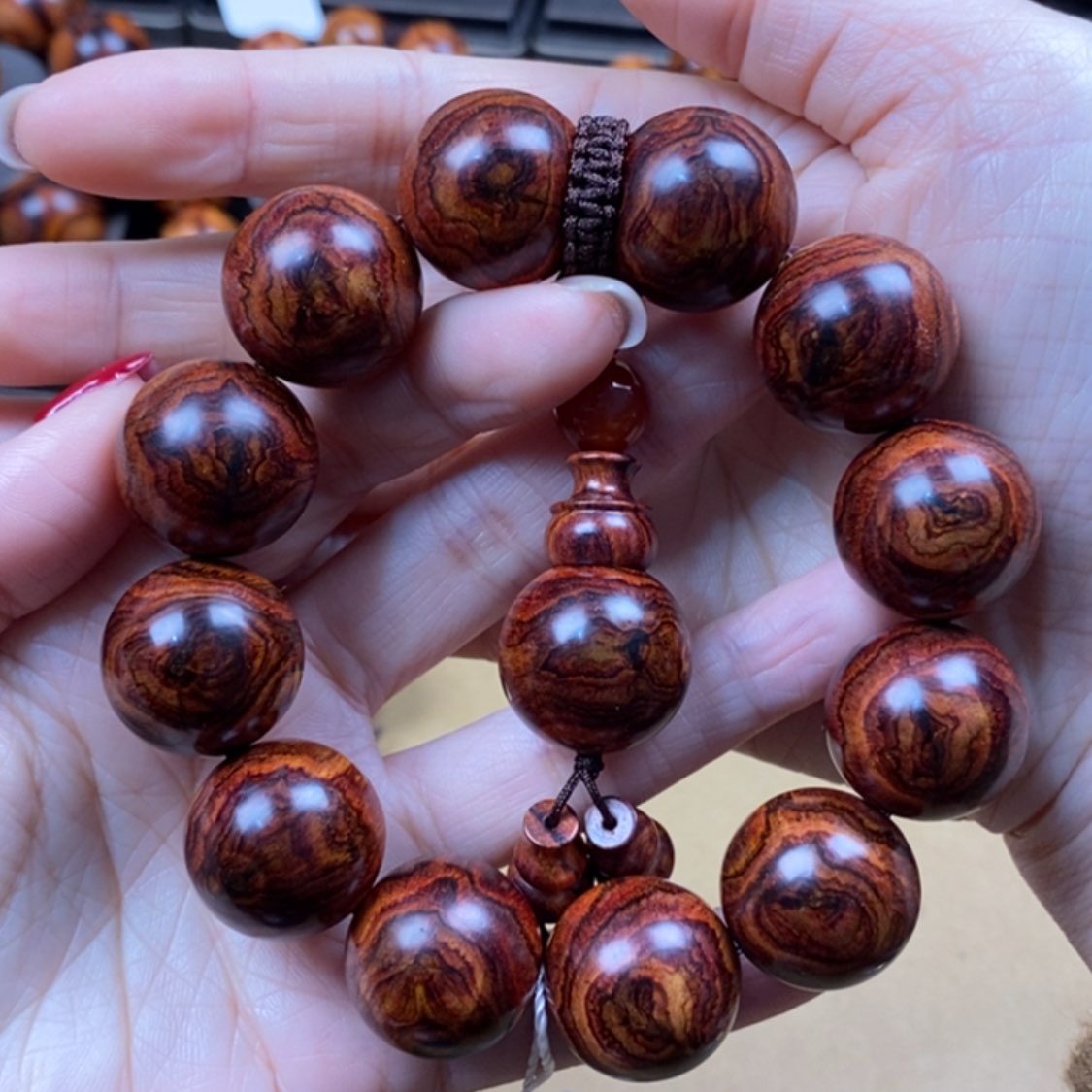 【闪购商品】黄花梨/降香黄檀手串/手链半**皮2.0