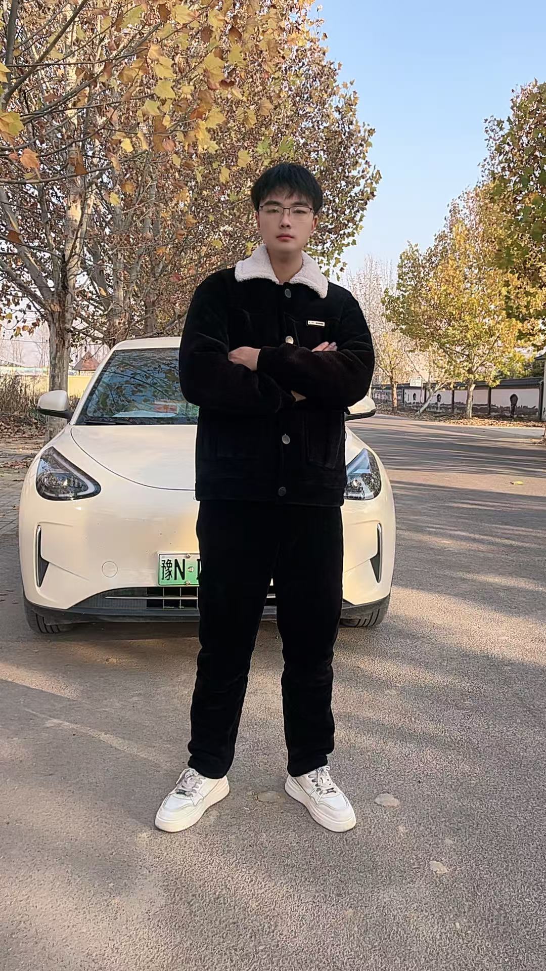 2025升级加厚新款黑金男士加棉三层外穿家居服黑色雪尼尔斜纹套装