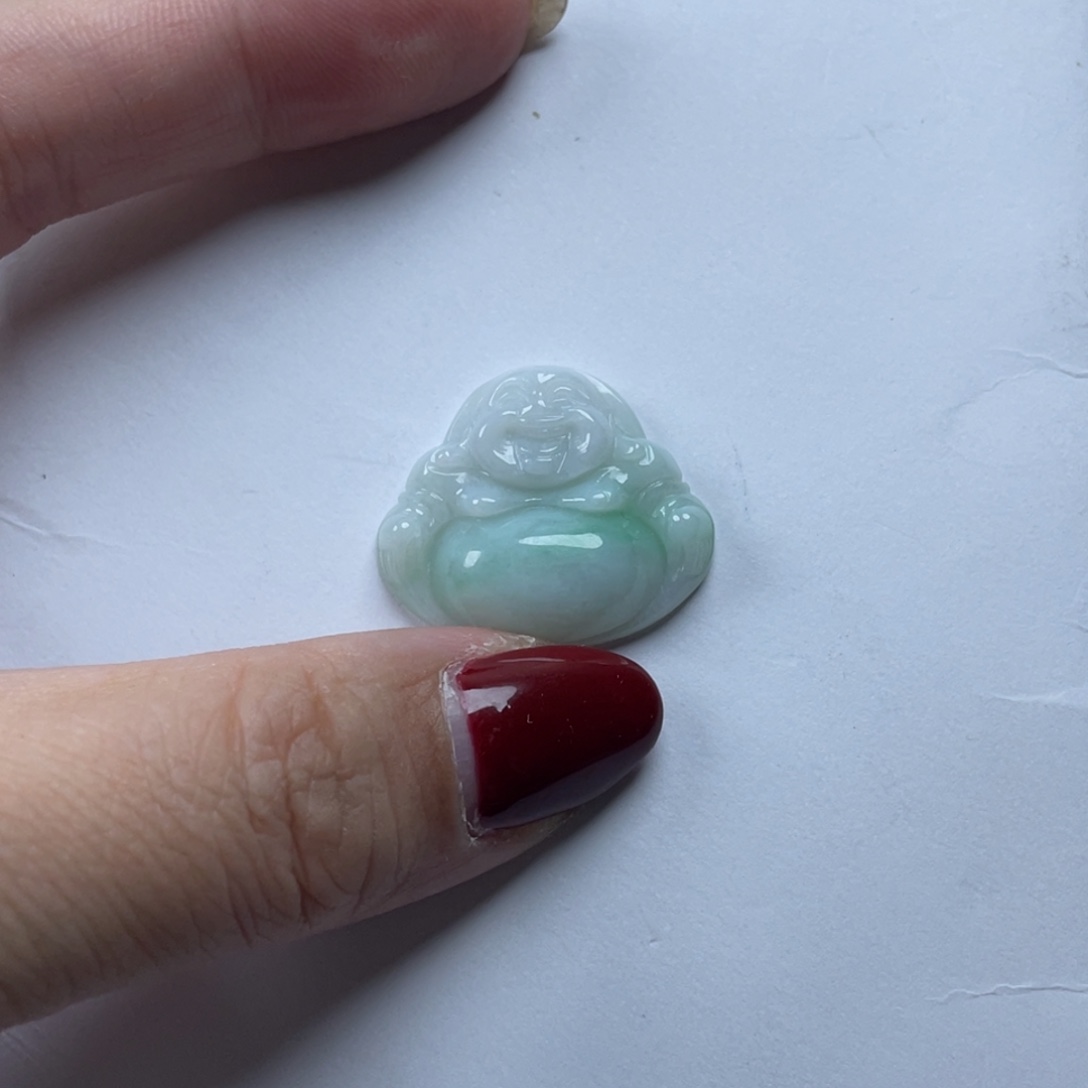 翡翠颈饰未镶嵌两***～佛公