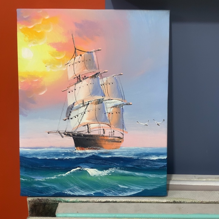 手工手绘精品油画内框20➕25