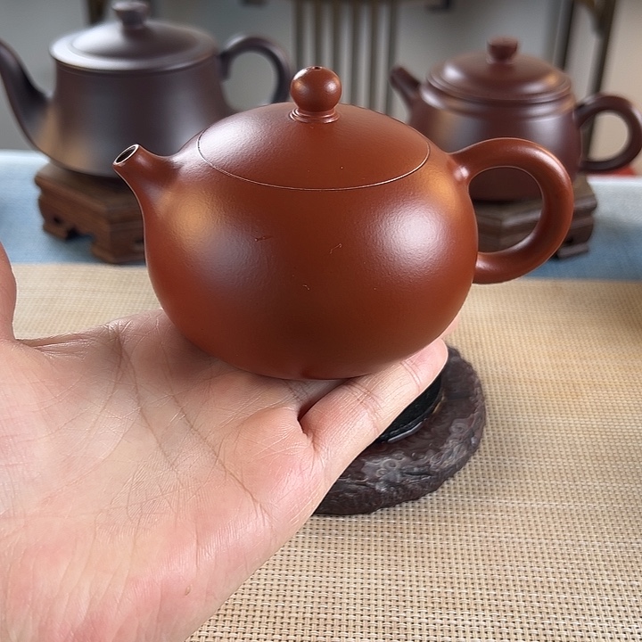 紫砂茶壶西施朱泥200cc