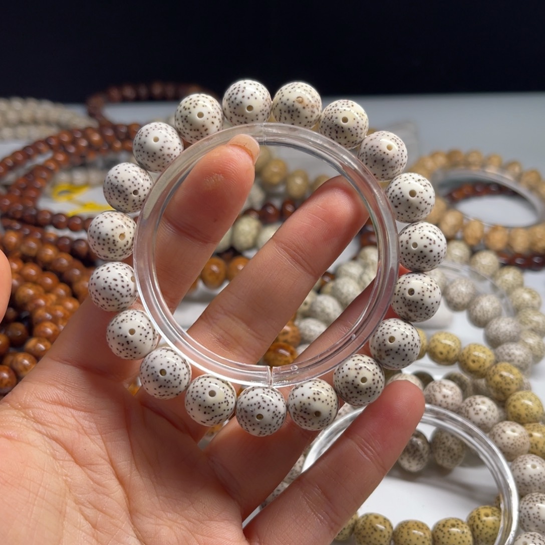 星月菩提吊坠12圆珠原生态