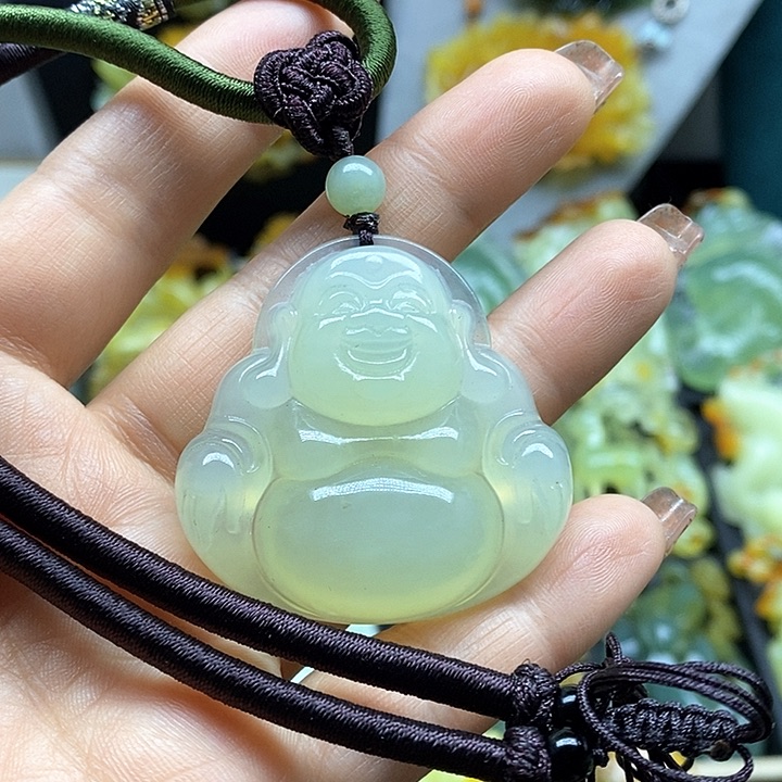 蛇纹石玉挂件未镶嵌