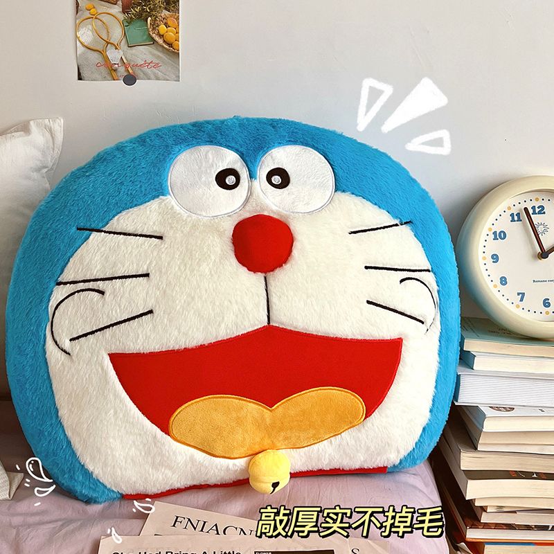 可爱机器猫叮当猫抱枕哆啦A梦毛绒毯子靠垫玩偶娃娃公仔