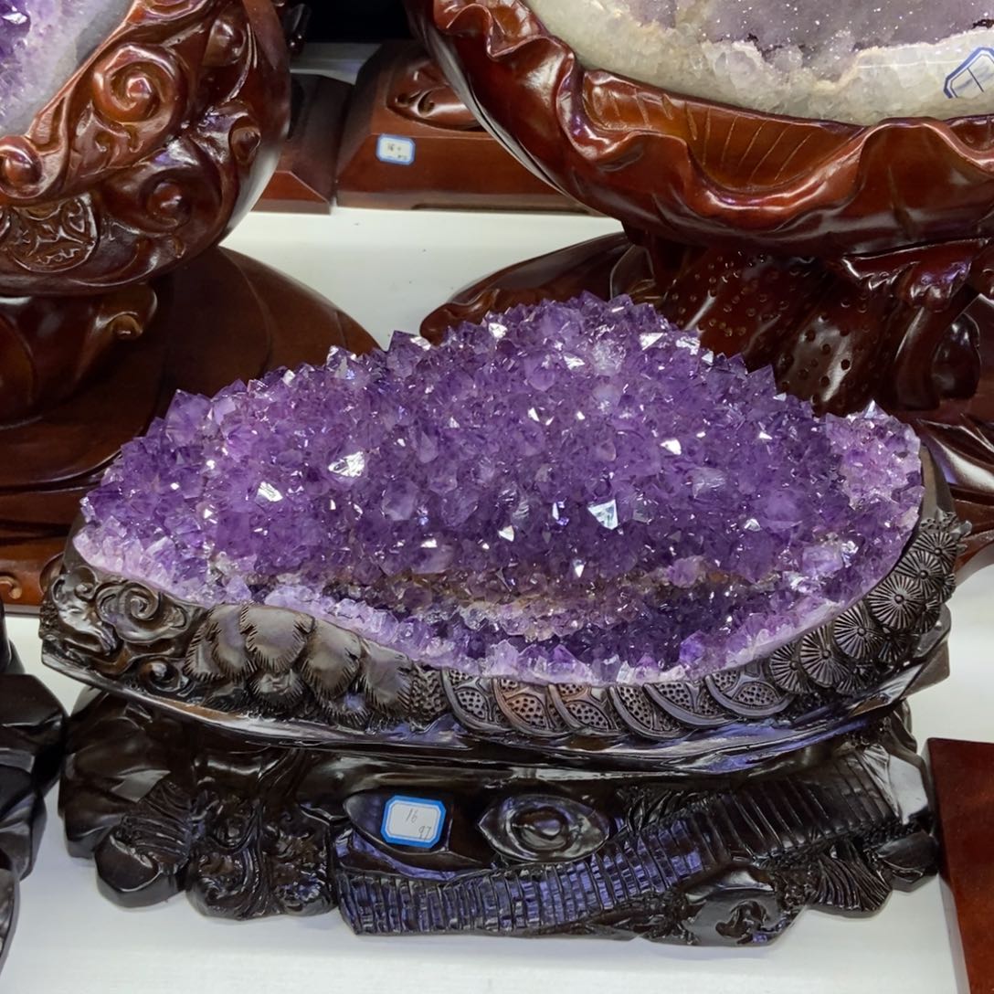 大型摆件（非配饰）紫晶未镶嵌莹