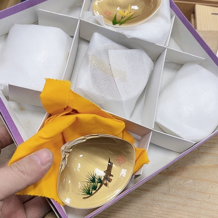瓷片瓷制作工艺品摆件