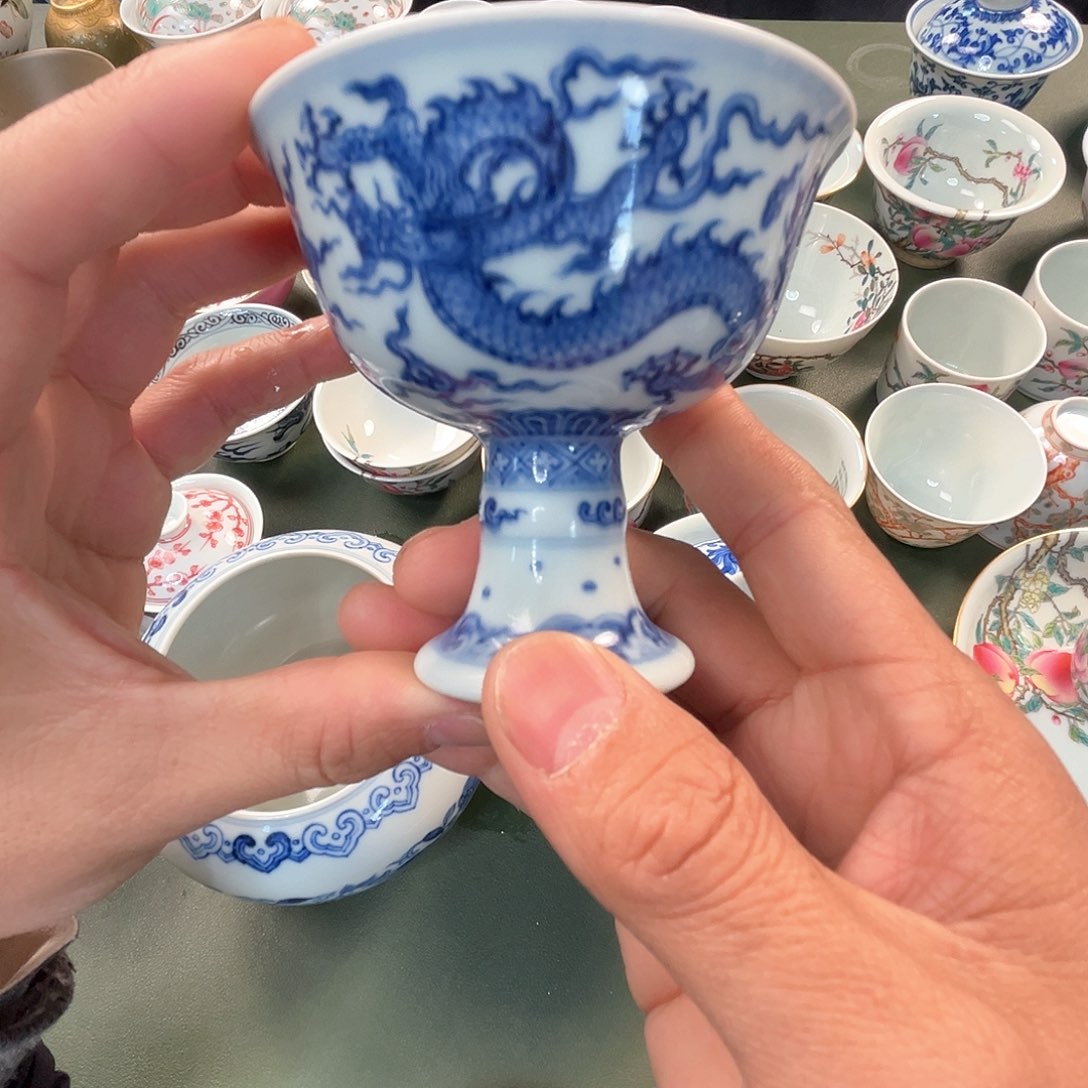 杯青花瓷器青花瓷器