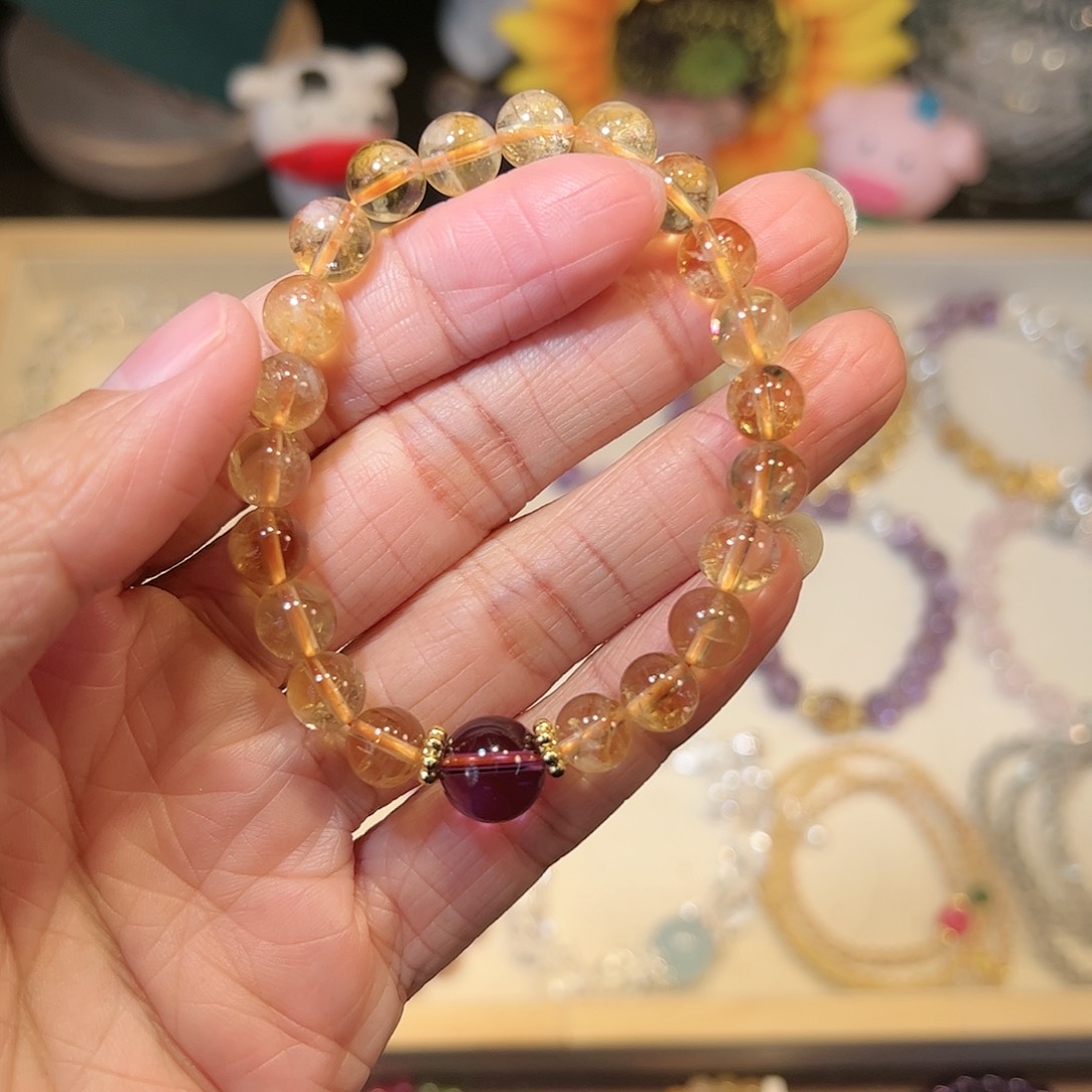 水晶手链未镶嵌黑