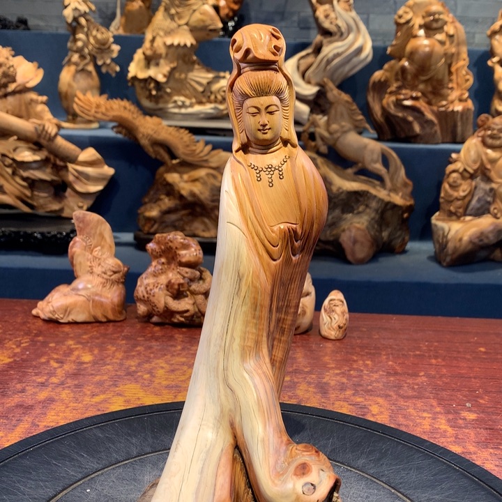 柏木（崖柏）根雕摆件