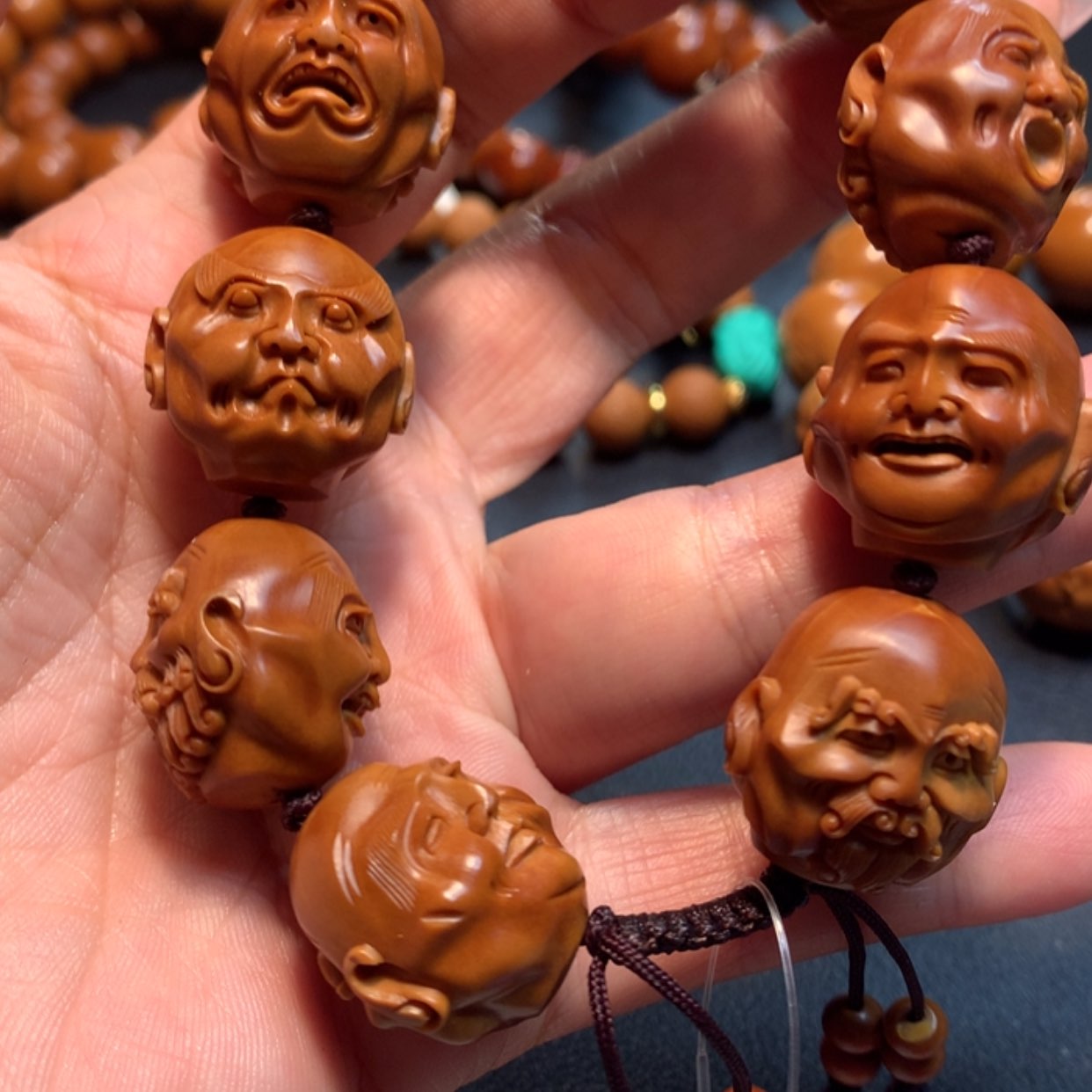 【闪购商品】橄榄核手串/手链长**风橄榄雕