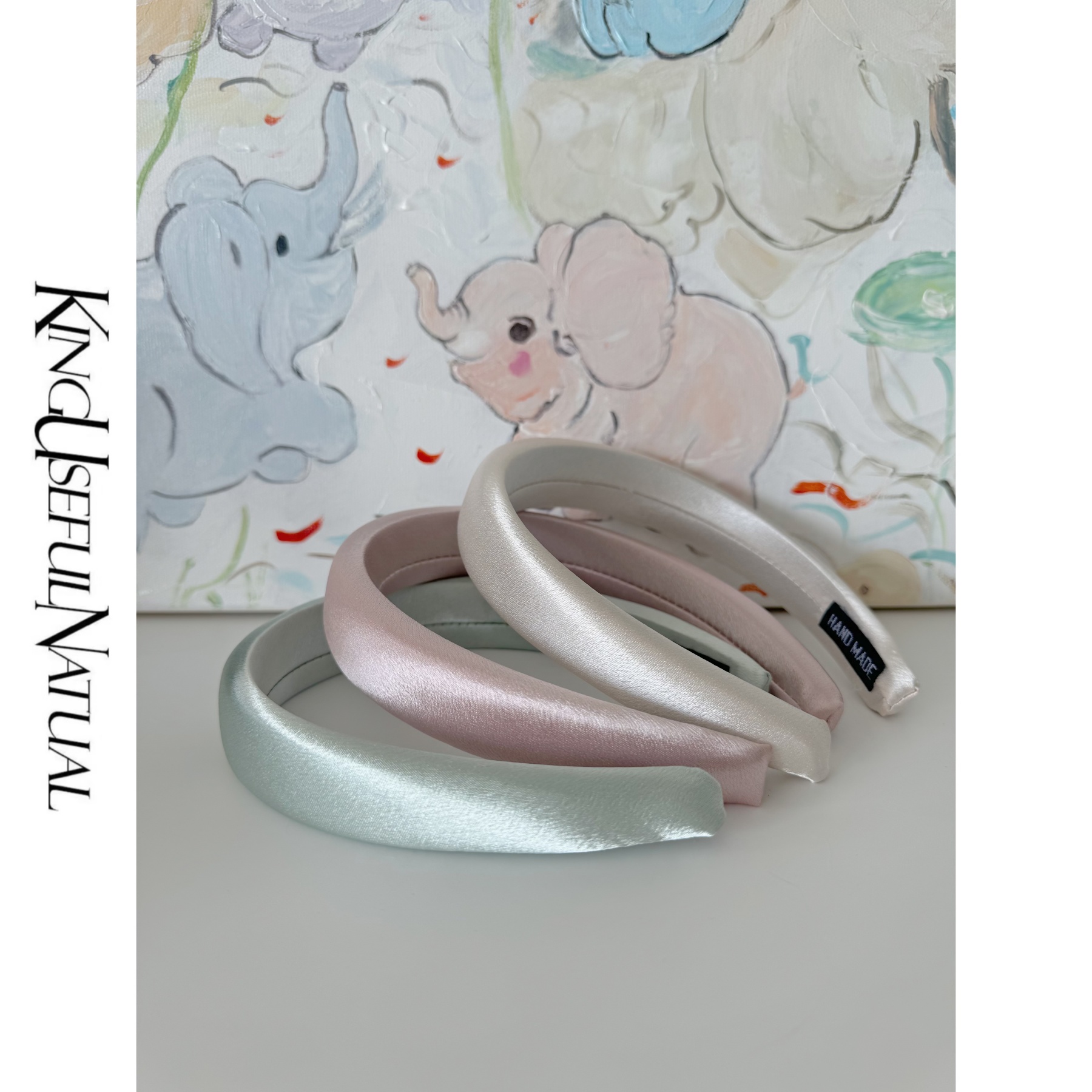 KUN 珠光缎面发箍 质感一绝 高级感高颅顶宽边甜美气质三色发箍