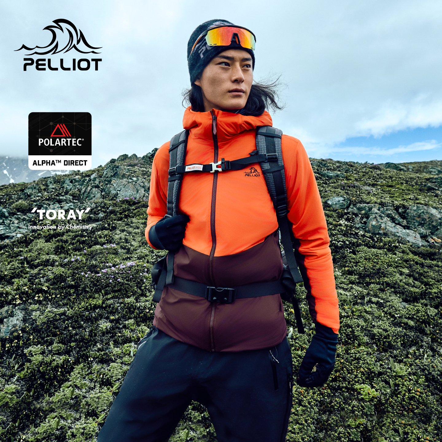【P系列】伯希和户外抓绒外套男Polartec Alpha Direct防风上衣女
