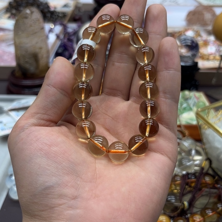 【闪购商品】水晶手链未镶嵌黄水晶