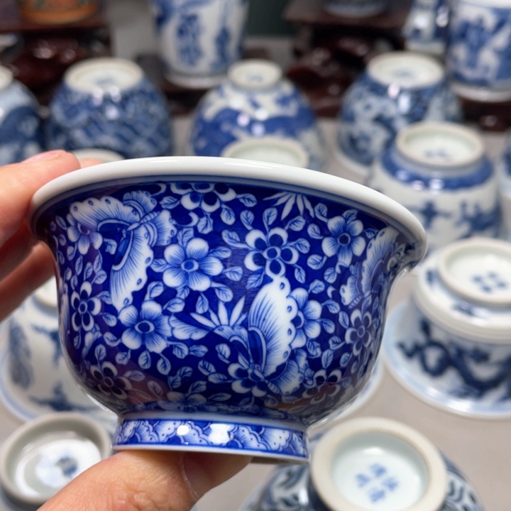 摆件景德镇陶瓷现代手工陶瓷茶具