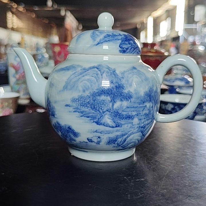 景德镇陶瓷茶具套装摆件