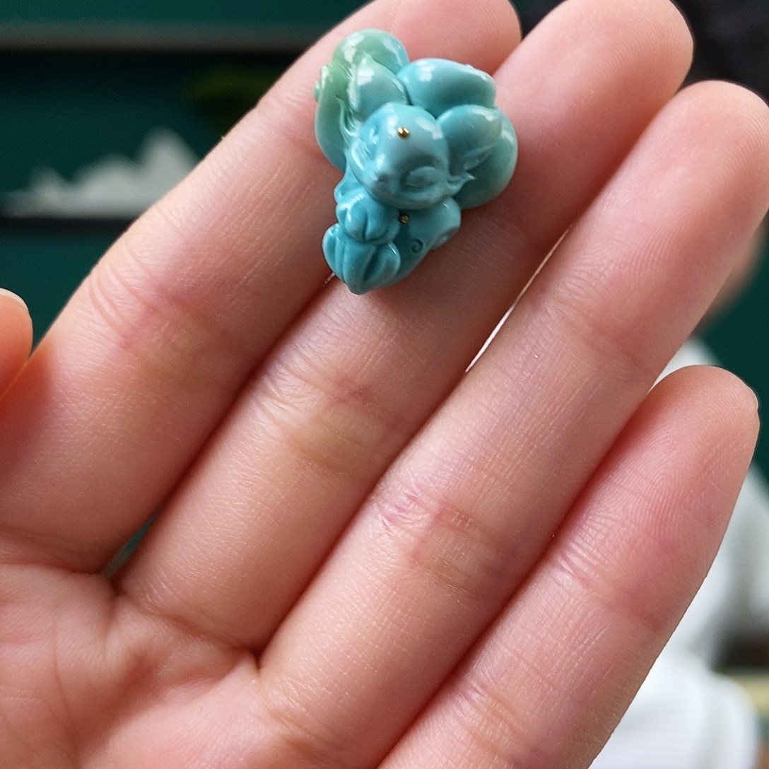 未镶嵌绿松石珠宝奇石