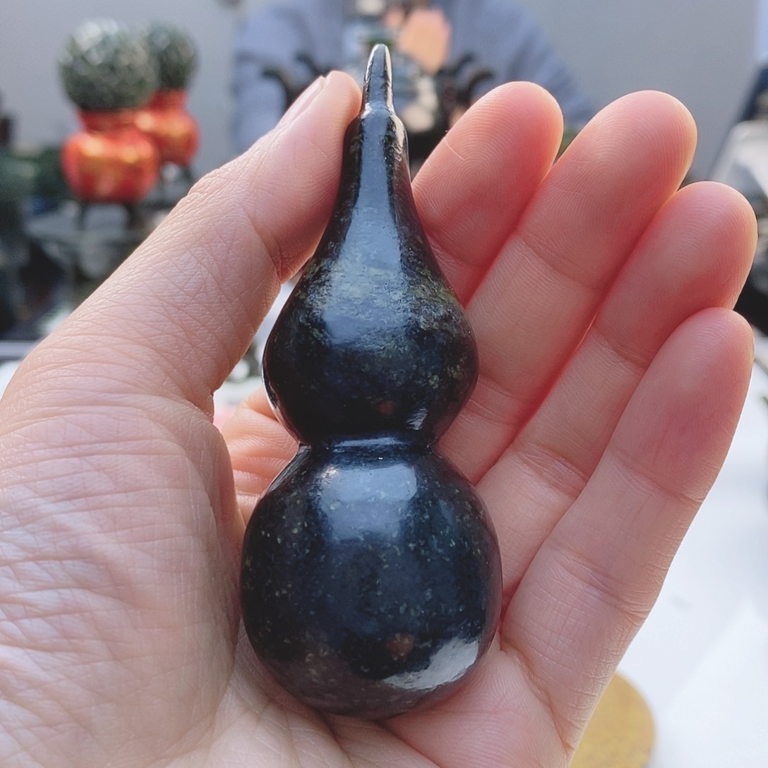 和田玉（青玉）把件未镶嵌