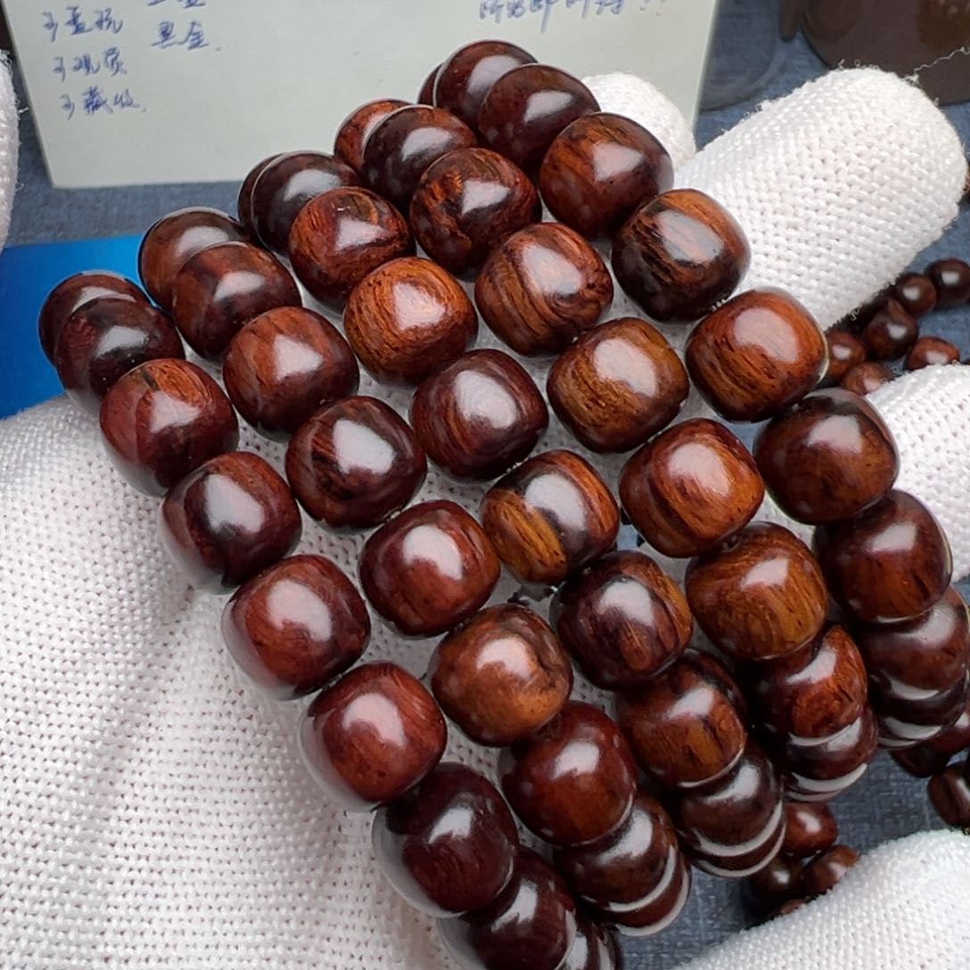 木海南红降花梨公1.0黑金满纹超一档