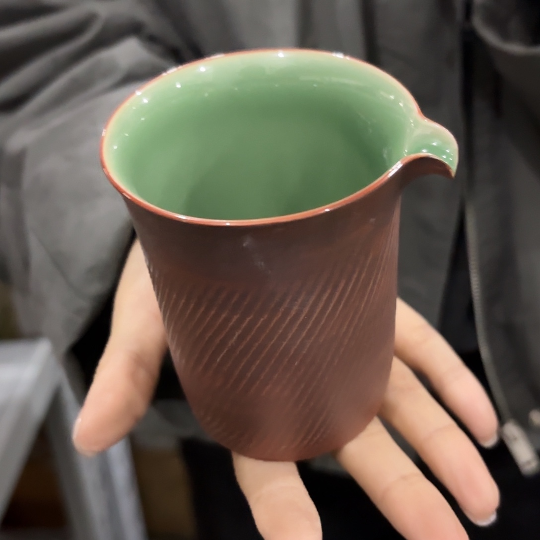 龙泉云间青瓷小米茶器