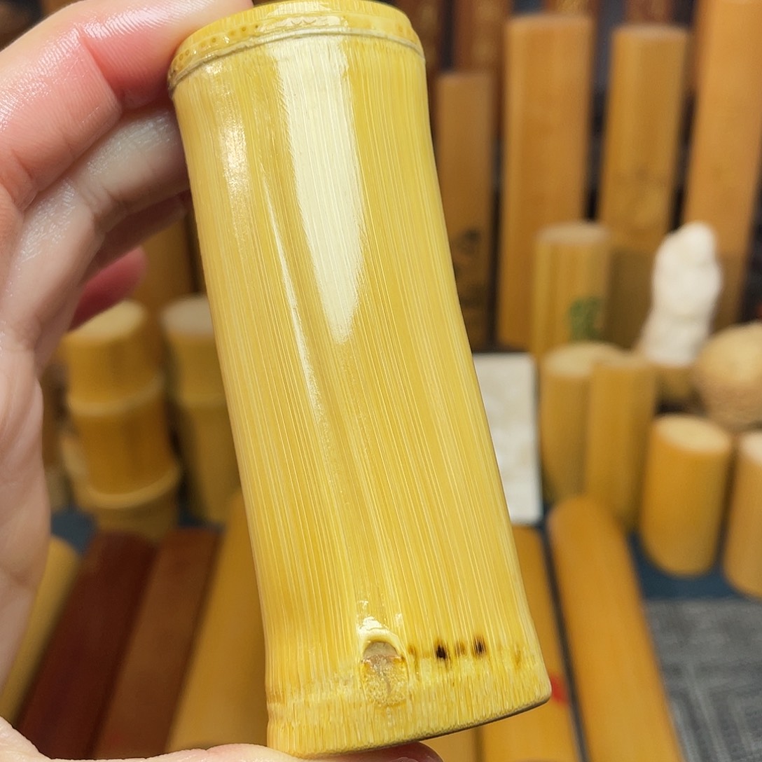 竹天然大扁皮子干净有洞