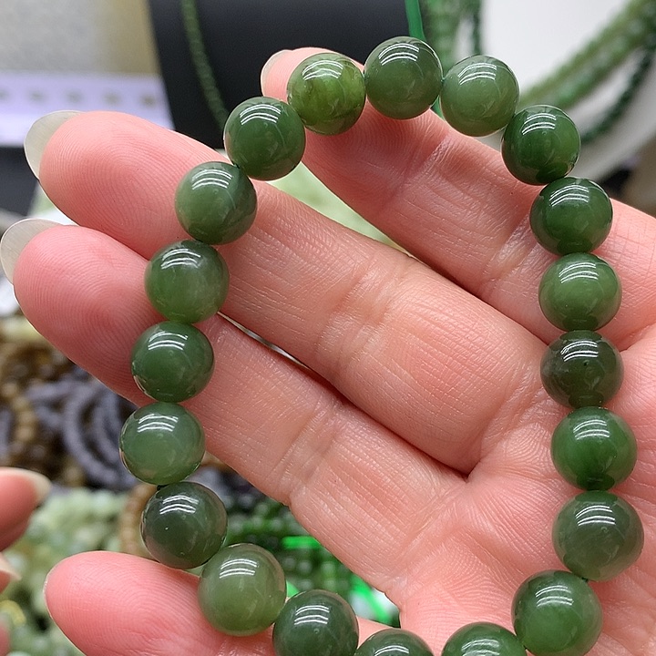 【闪购商品】和田玉手链未镶嵌9.5