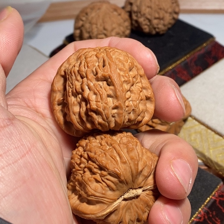 文玩核桃把件史***濟核桃