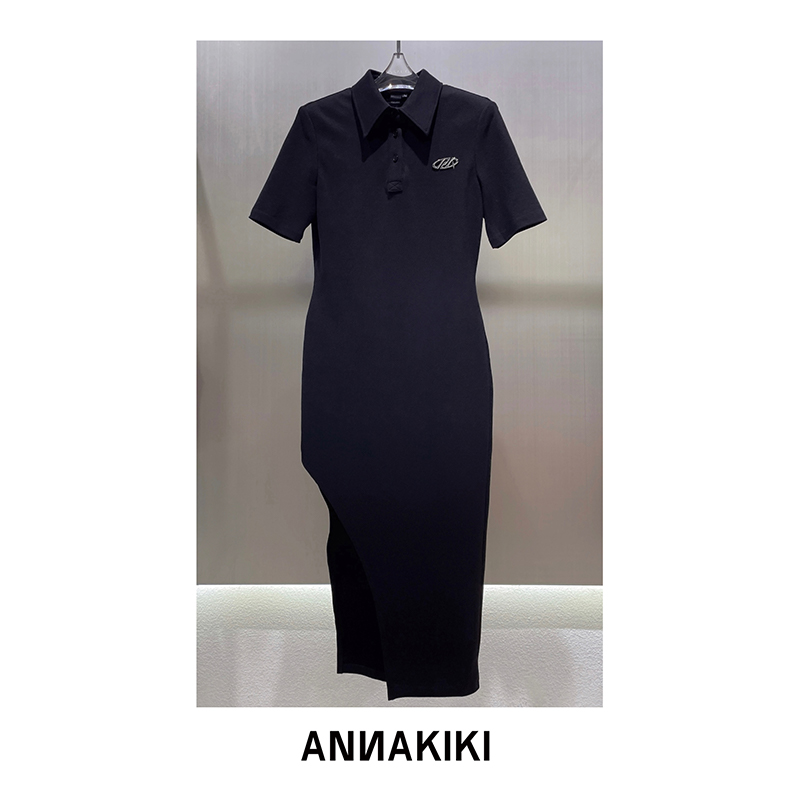 ANNAKIKI polo衫连衣裙 3B30827142A