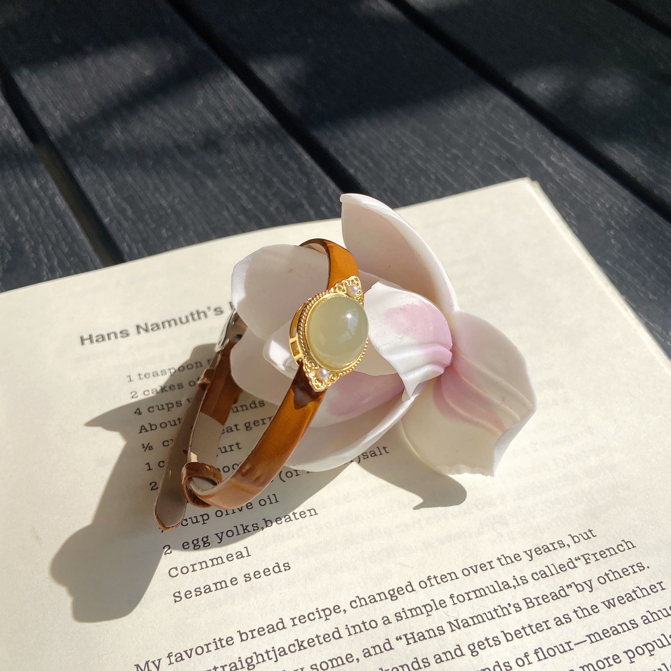 和田玉表带蛋面设计款