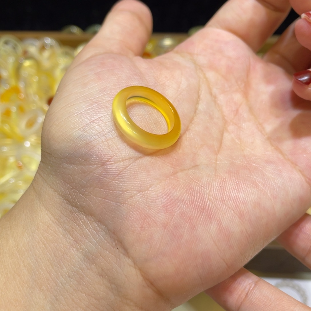 玛瑙/玉髓未镶嵌戒指73