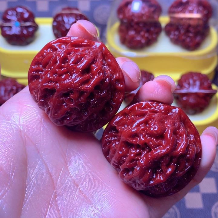 文玩核桃吊坠蟠龙纹42