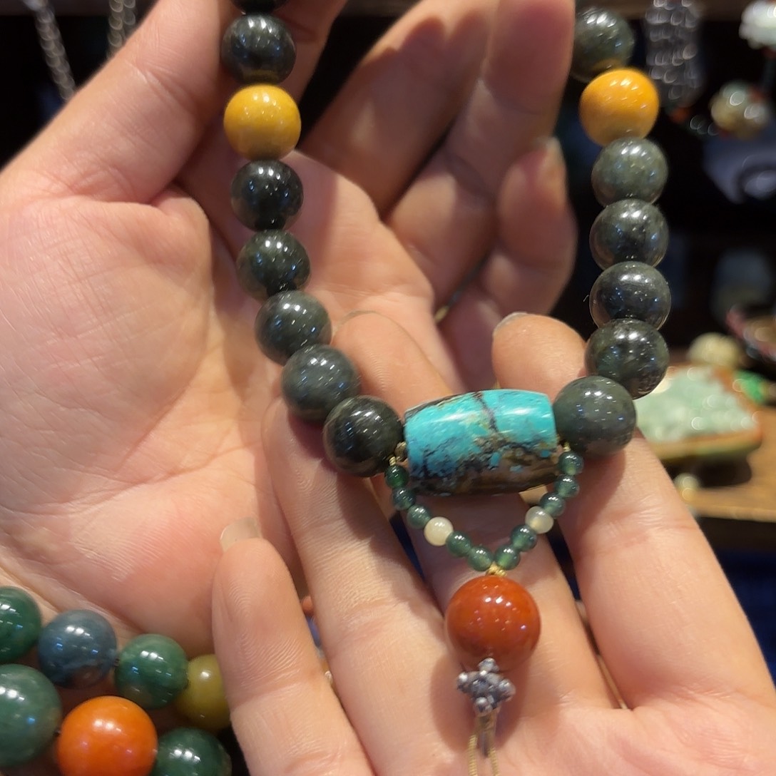 翡翠手链未镶嵌原创