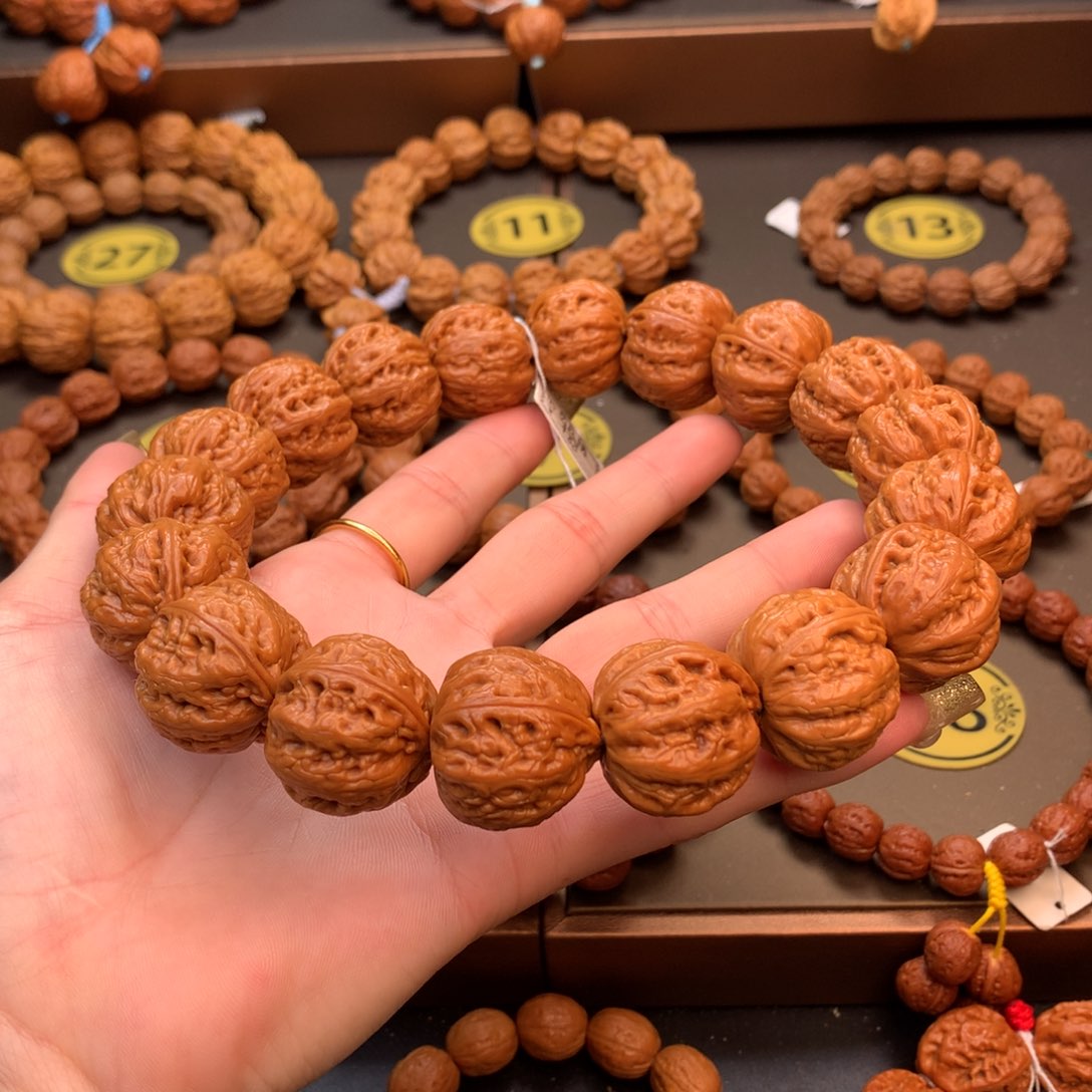 文玩核桃手串西瓜筋