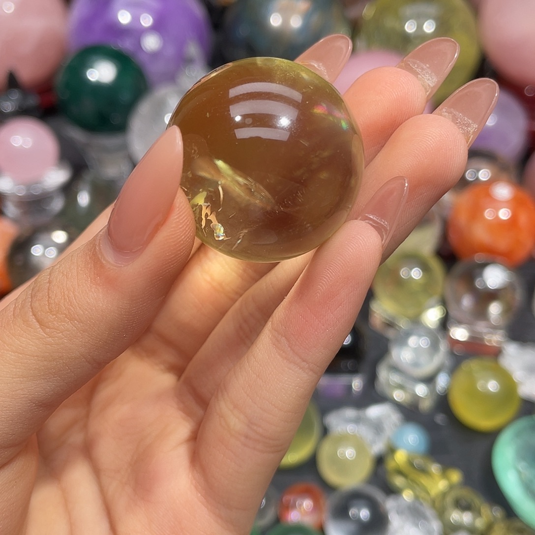 沉***溺水晶未镶嵌珠宝半成品微瑕3.2