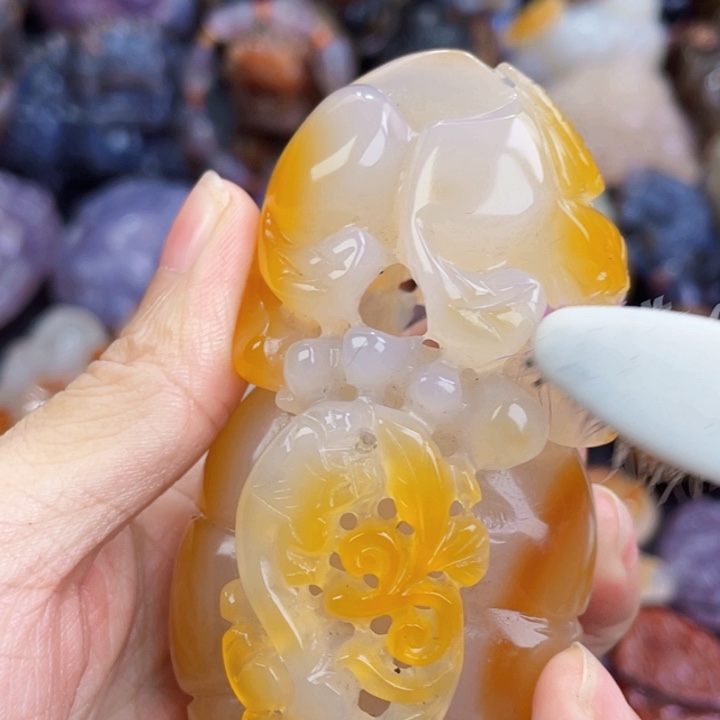 未镶嵌天然玛瑙/玉髓