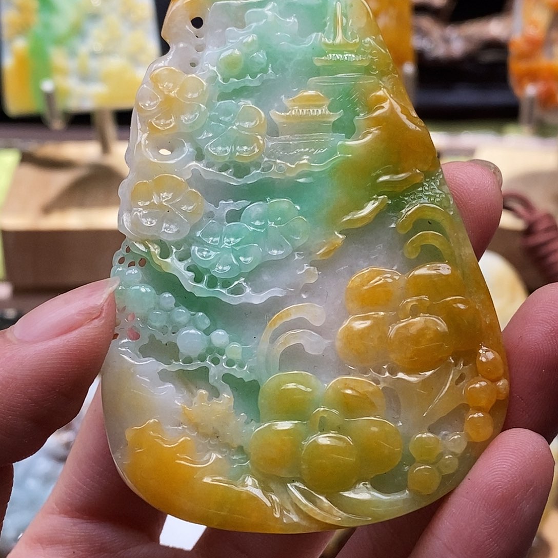 定制翡翠未镶嵌翡翠A货一物一证