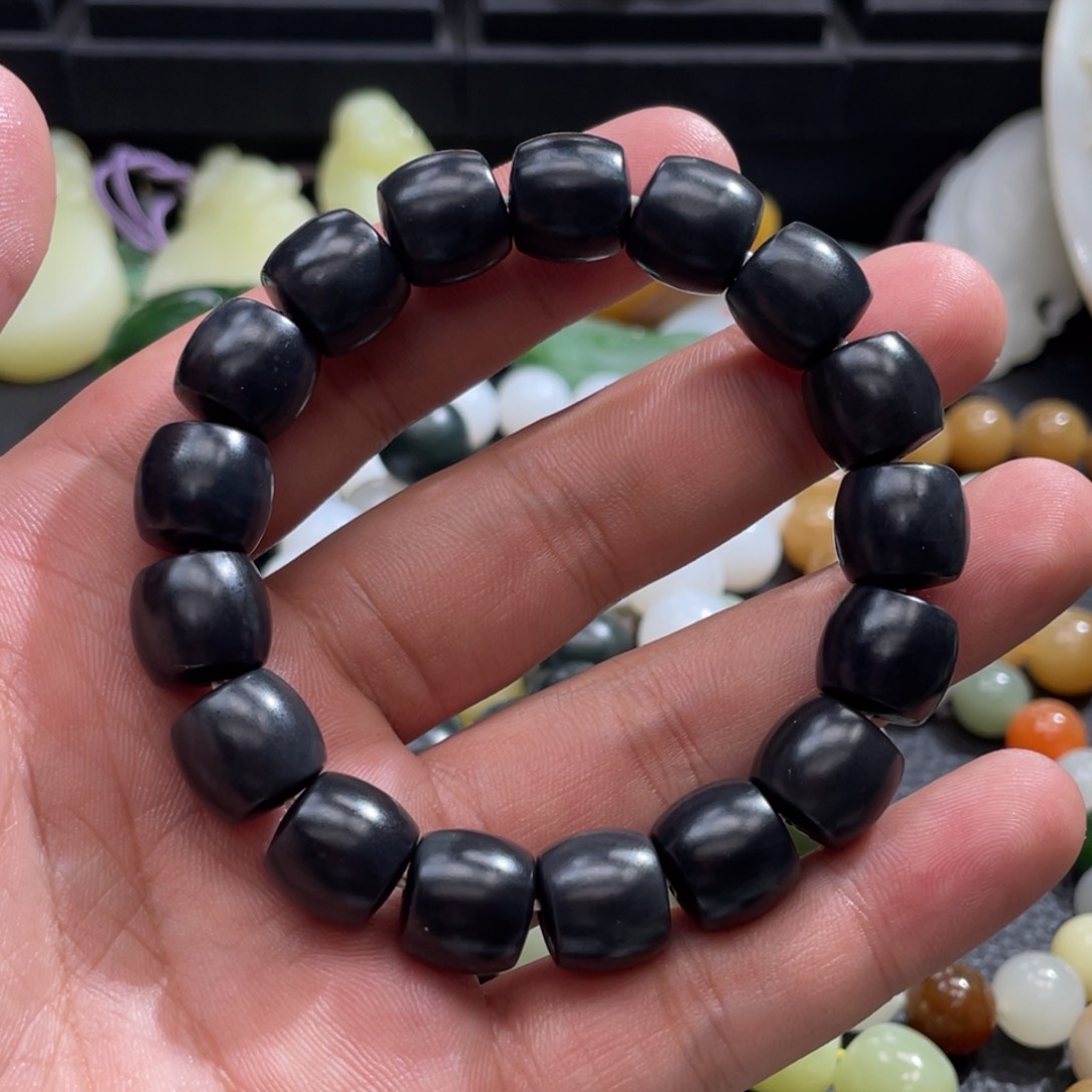 和田玉手串未镶嵌唐****复