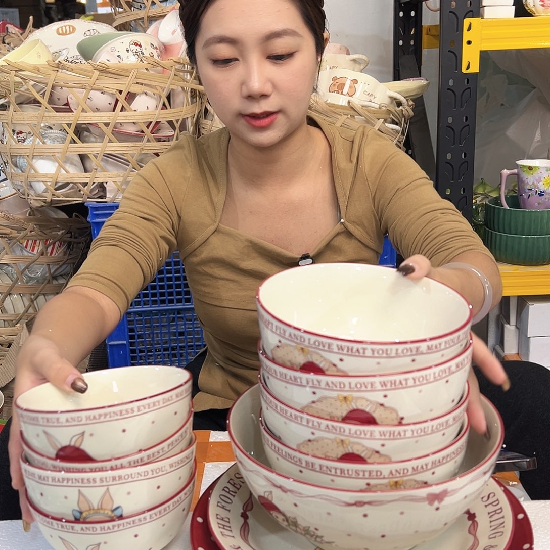 摆件潮州陶瓷陶瓷工厂5.6.8.9.10寸