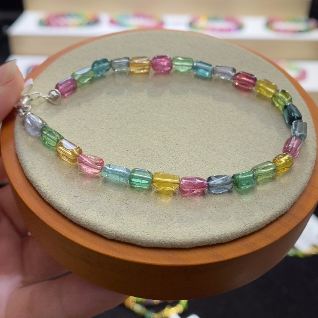 【闪购商品】碧玺手串未镶嵌两天看货期