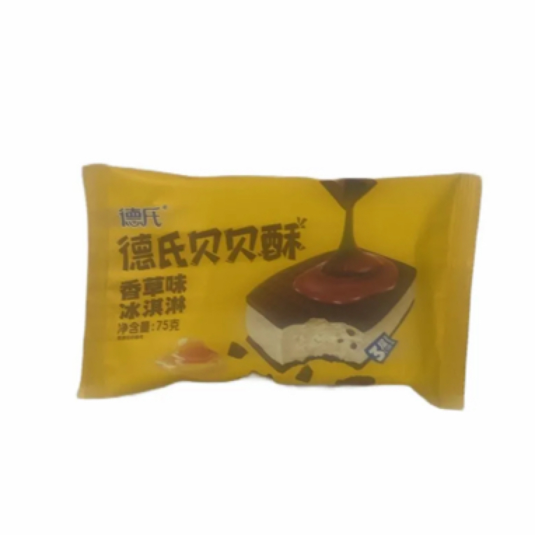 德氏 贝贝酥香草冰淇淋 75g/支